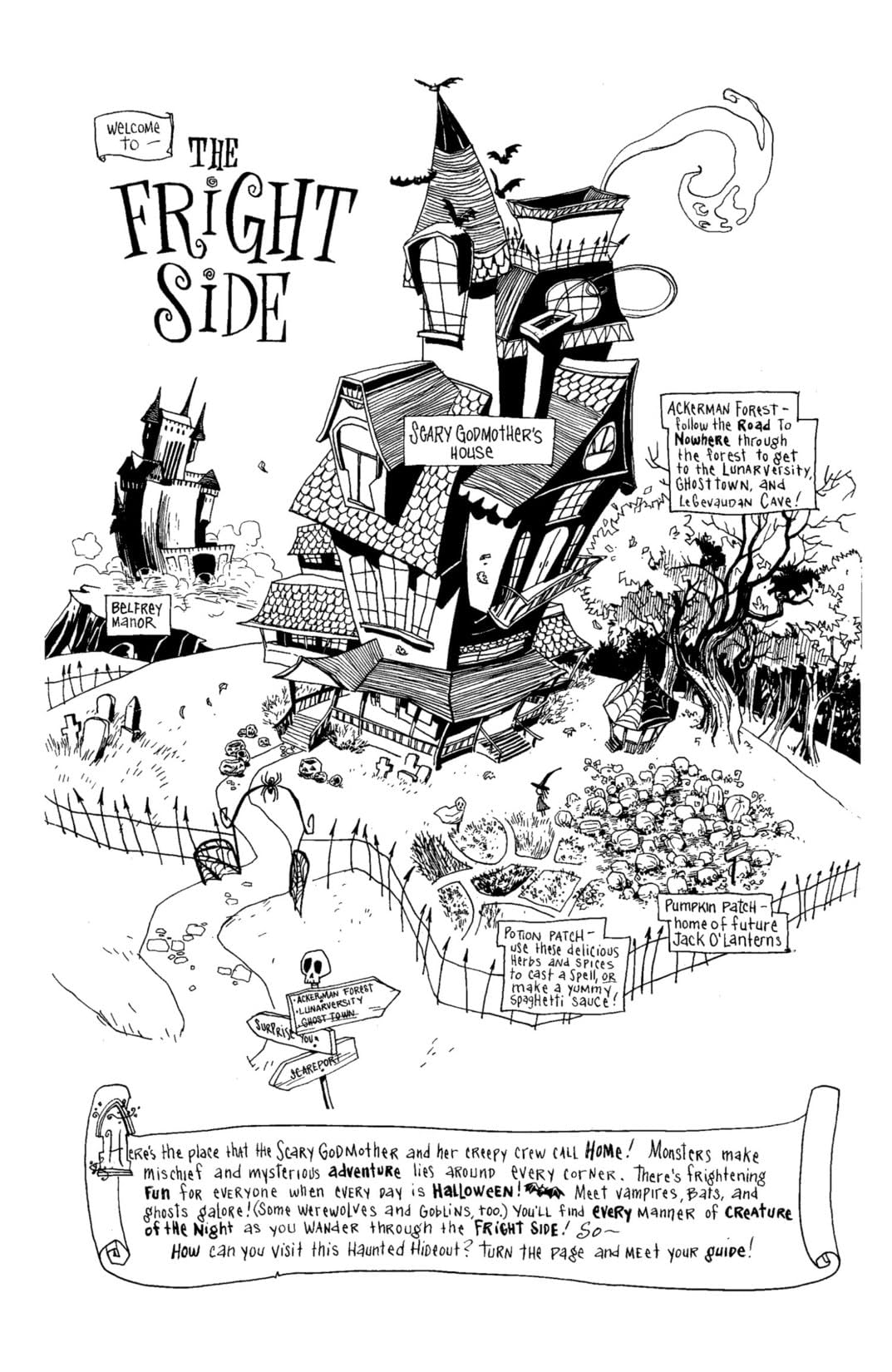 Scary Godmother Comic Book Stories