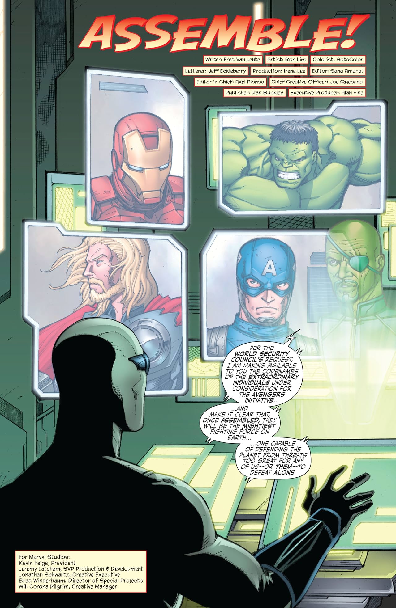Marvel's The Avengers: The Avengers Initiative (2012) #1
