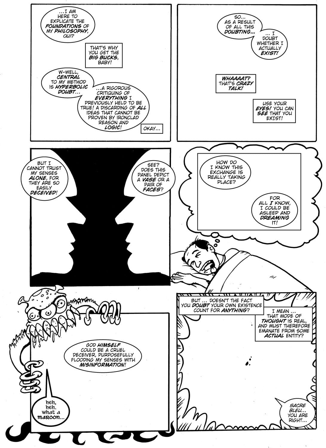 Action Philosophers #8: Descartes & Sartre!