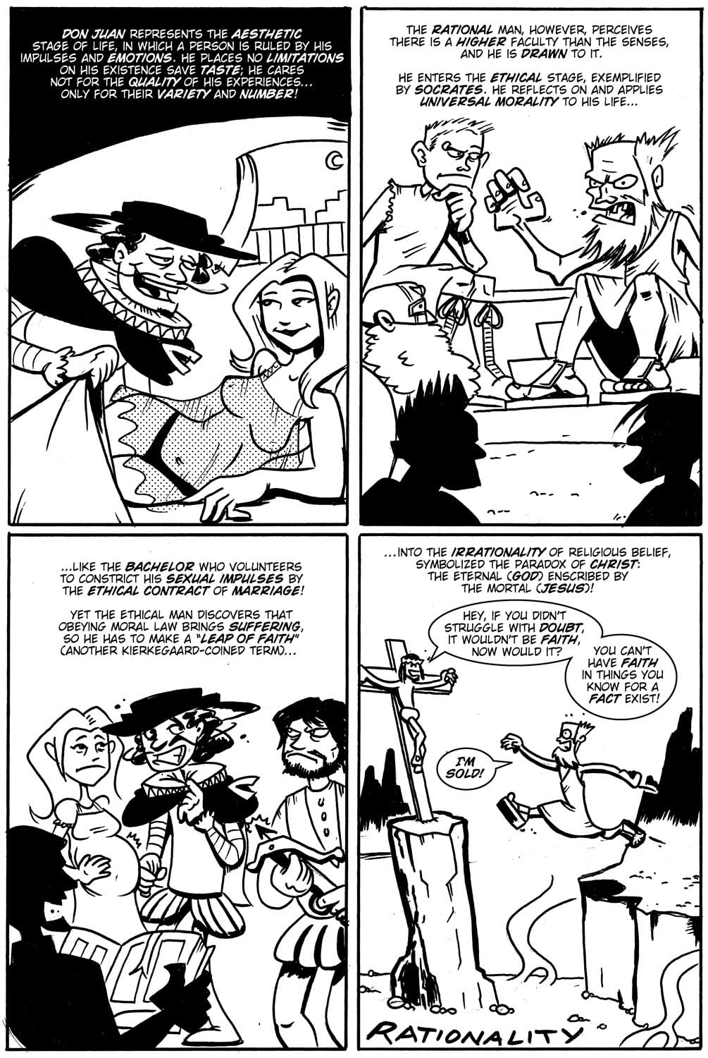 Action Philosophers #10: Hume, Kierkegaard & John Stuart Mill!