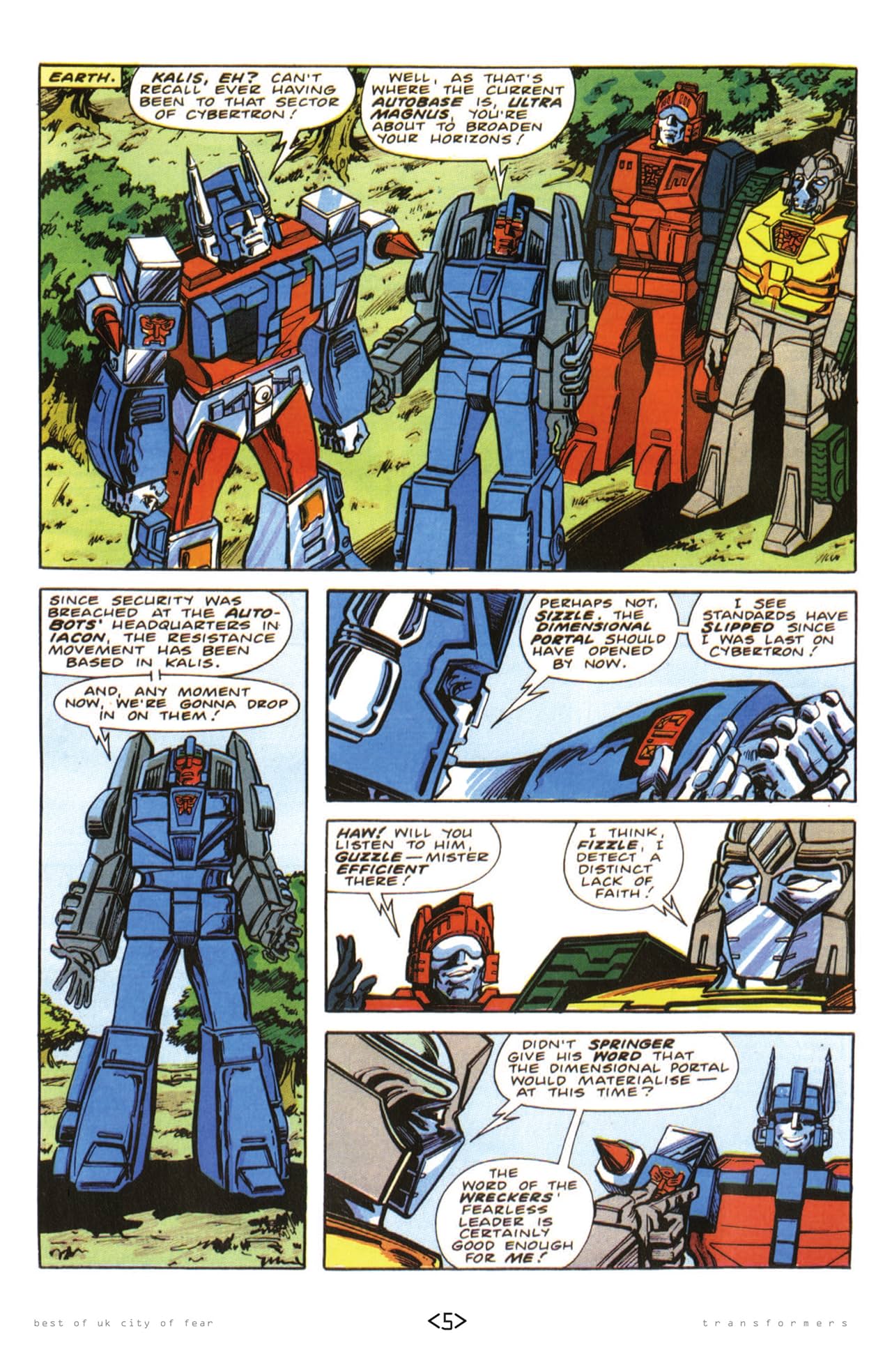 The Transformers: Best of the UK: City of Fear