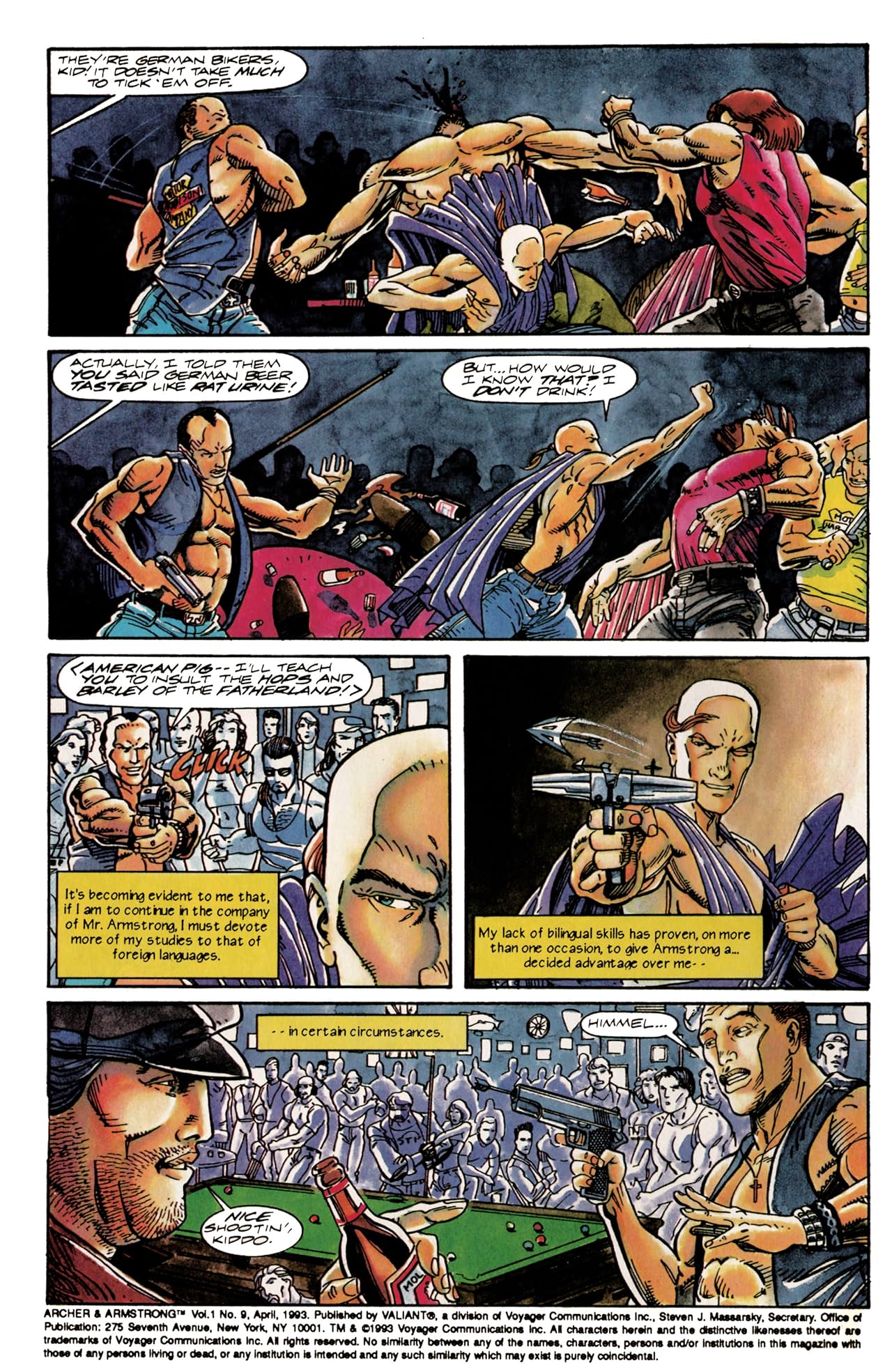 Archer & Armstrong (1992-1994) #9