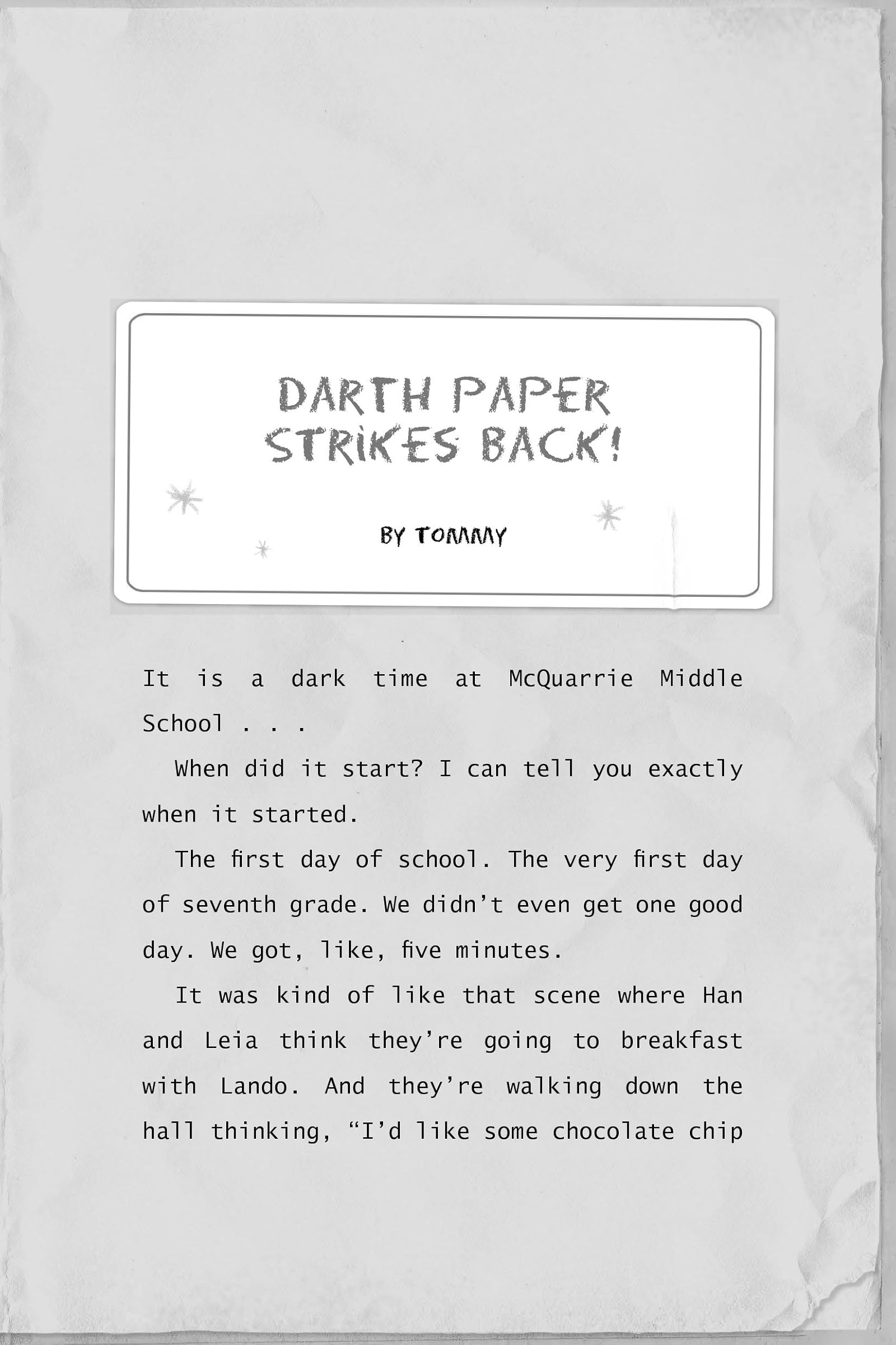 Darth Paper Strikes Back Comics By Comixology