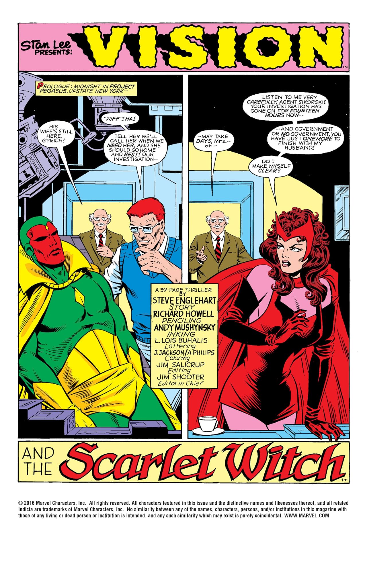 Avengers: Vision and the Scarlet Witch - A Year In The Life