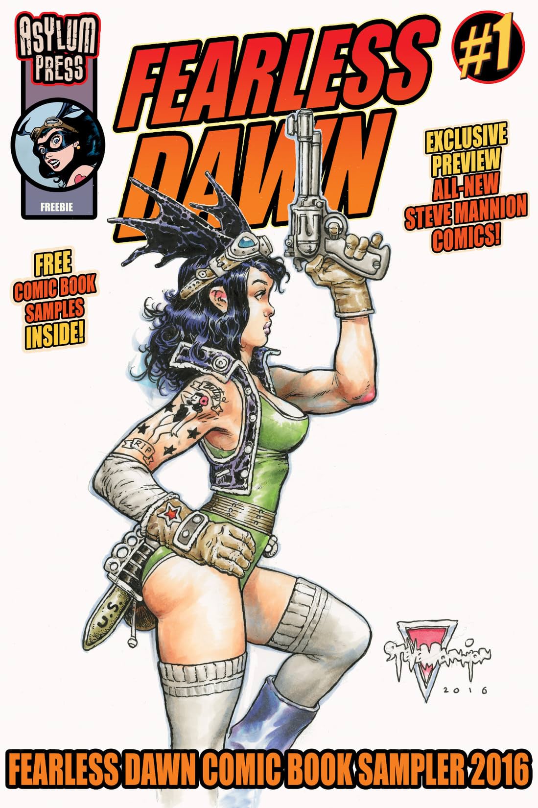 Fearless Dawn Asylum Press Sampler Free Comic Book 16 1 Comics By Comixology