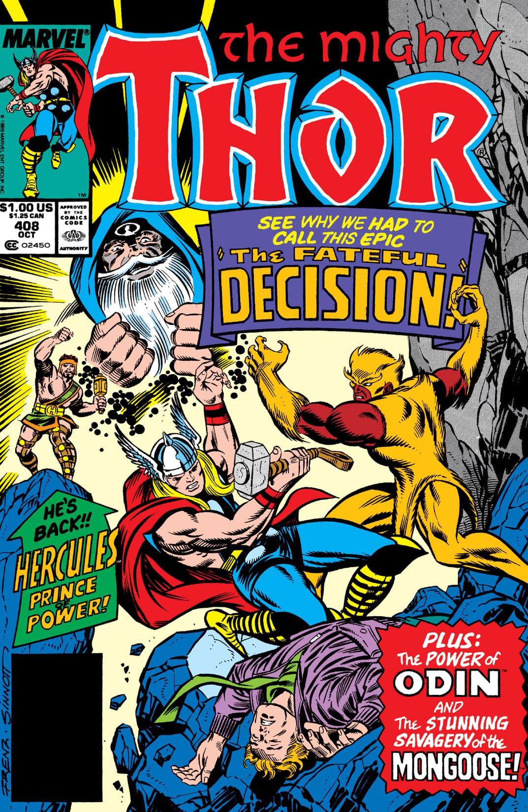 Thor (1966-1996) #408