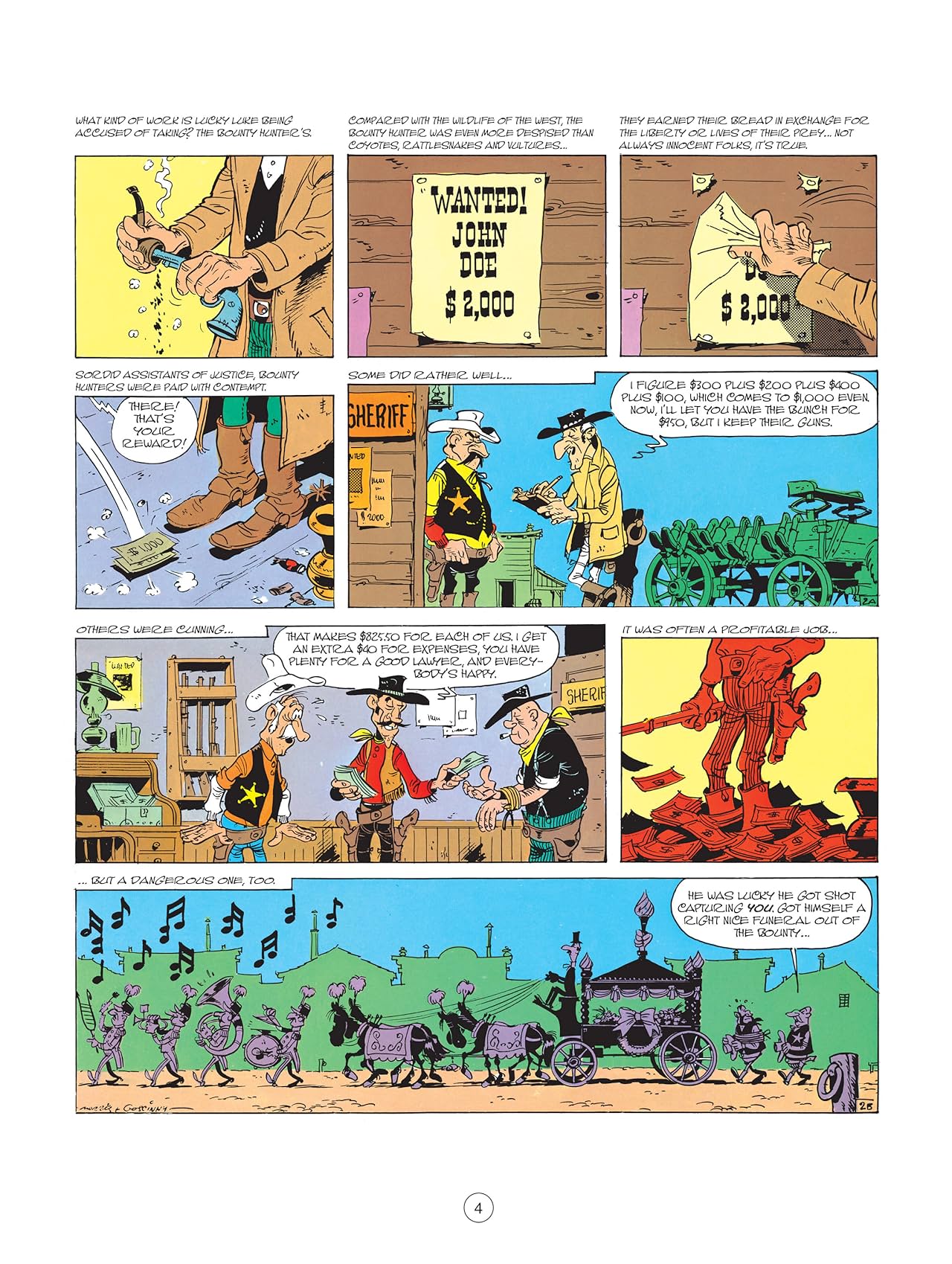 Lucky Luke Vol 26 The Bounty Hunter Eu Comics By Comixology