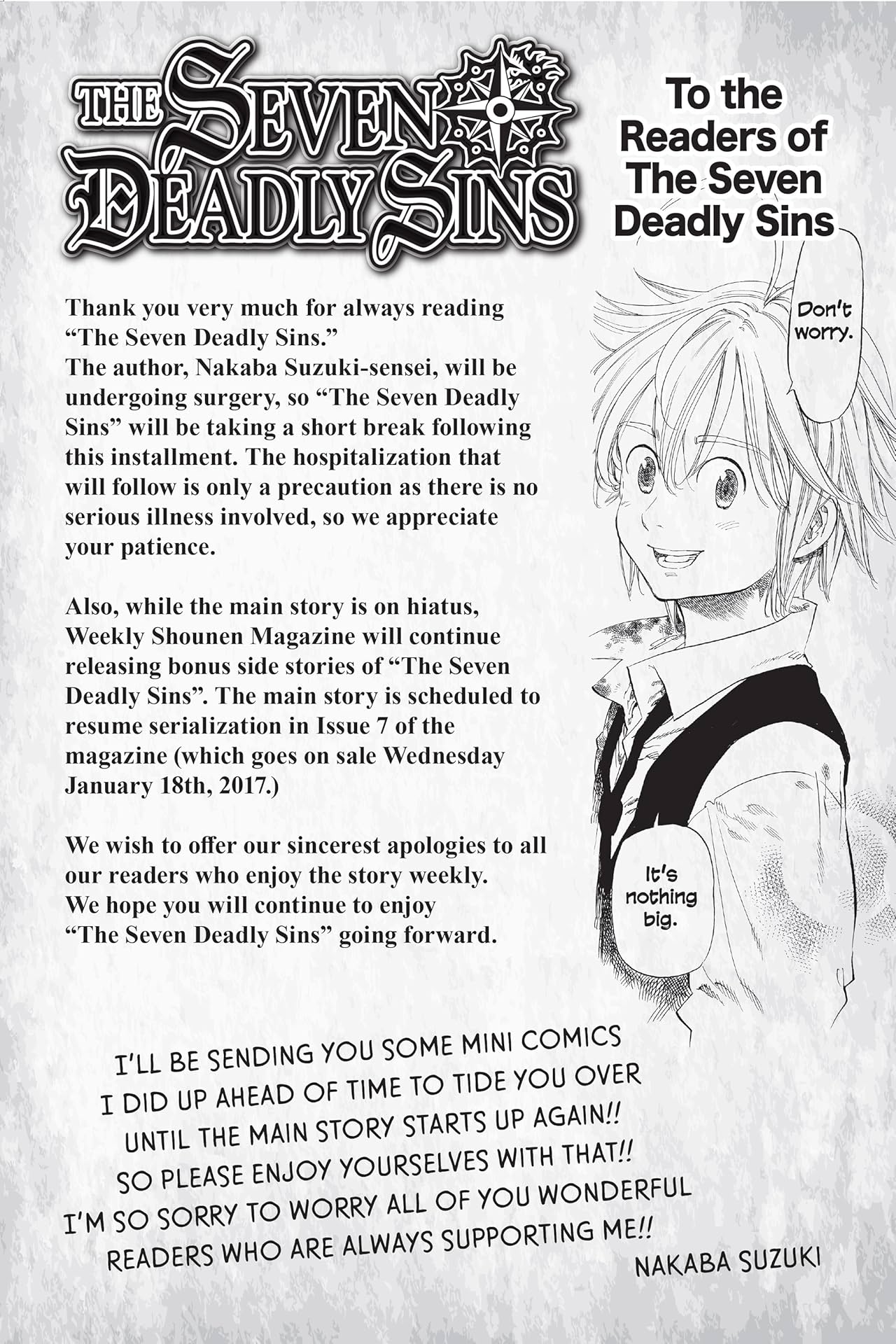 The Seven Deadly Sins: Bonus Story #1