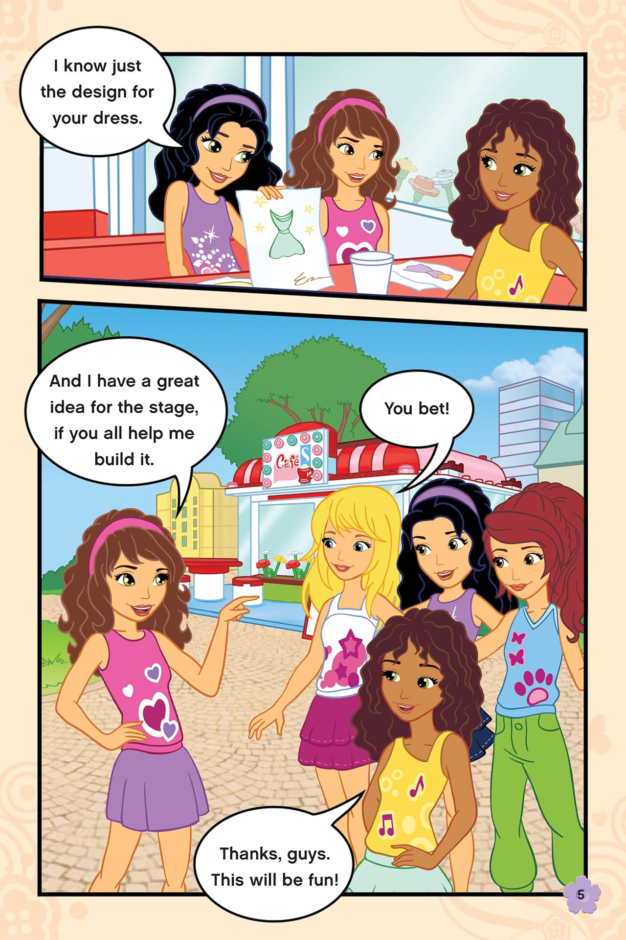 lego friends comic