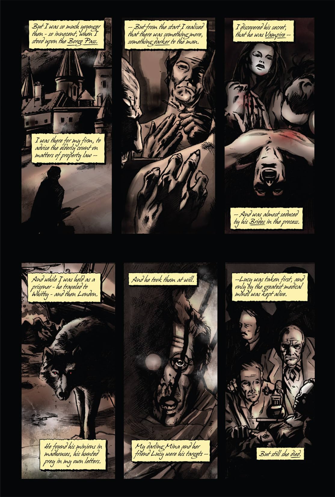 From the Pages of Bram Stoker's Dracula: Harker #1