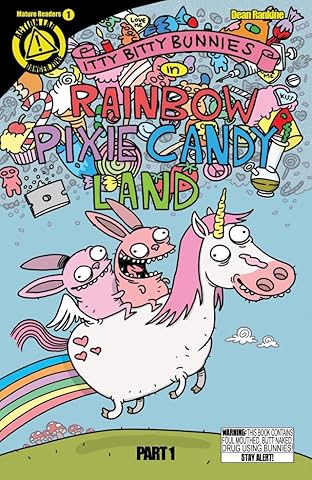 Itty Bitty Bunnies in Rainbow Pixie Candyland #1