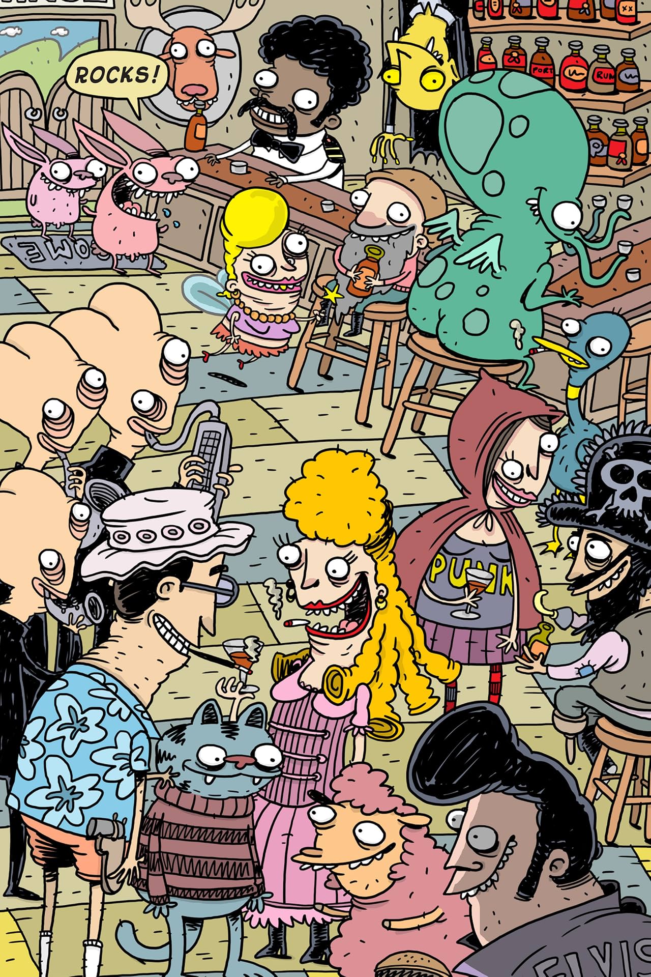 Itty Bitty Bunnies in Rainbow Pixie Candyland #1