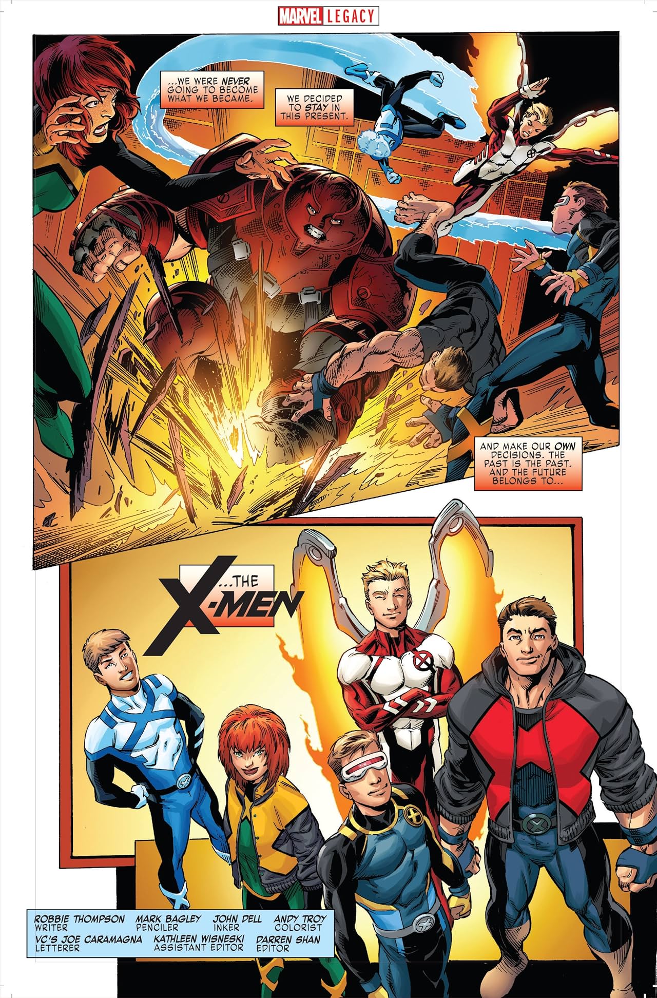 X-Men Blue - Marvel Legacy Primer Pages