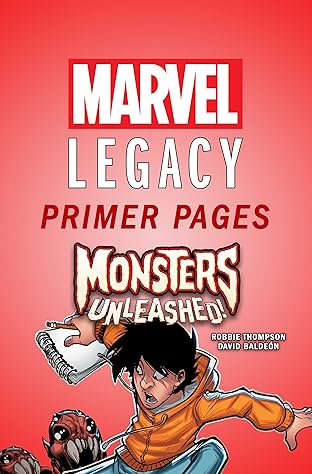 Monsters Unleashed - Marvel Legacy Primer Pages