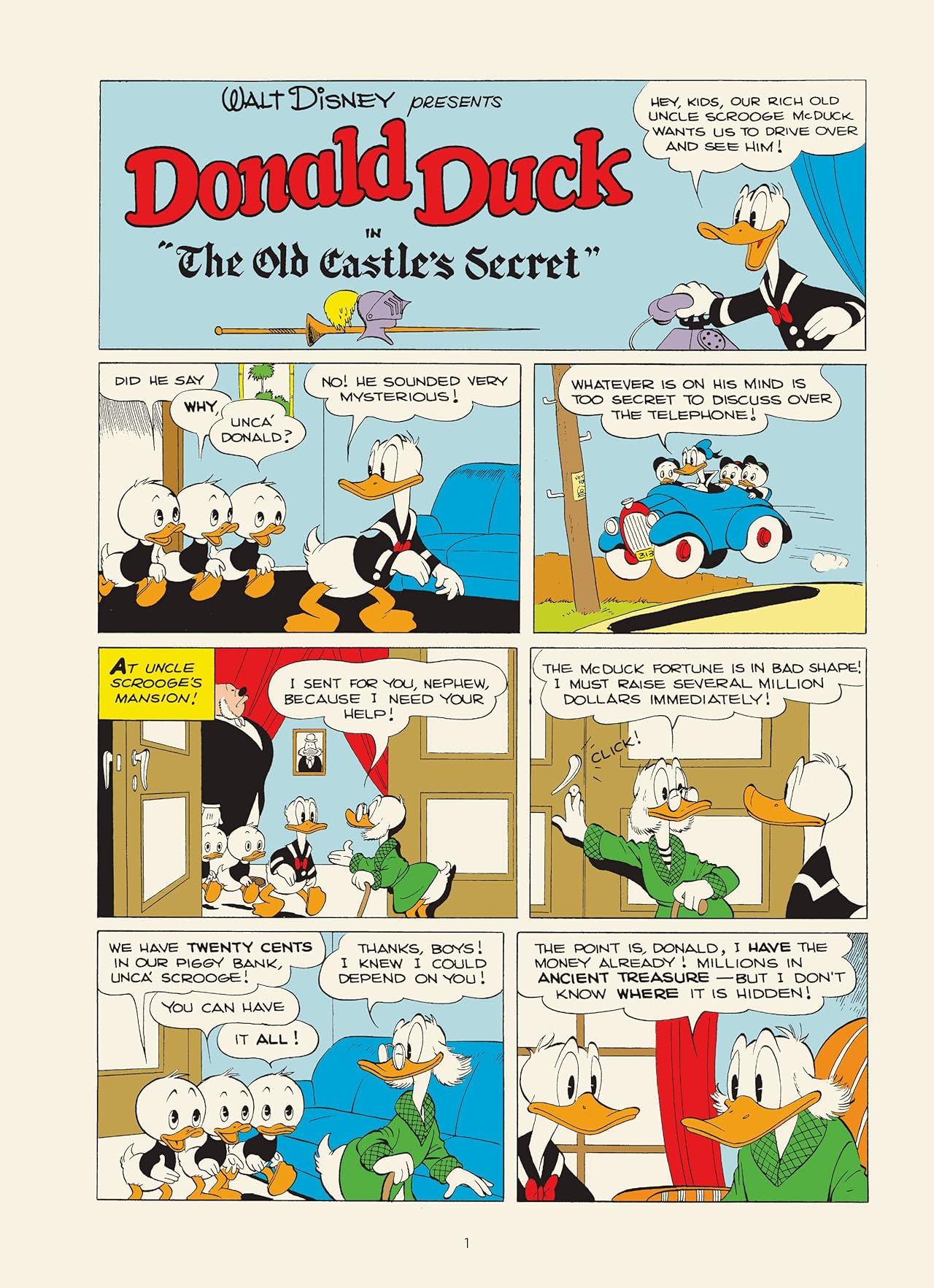 Walt Disney's Donald Duck Vol. 6: The Old Castle's Secret