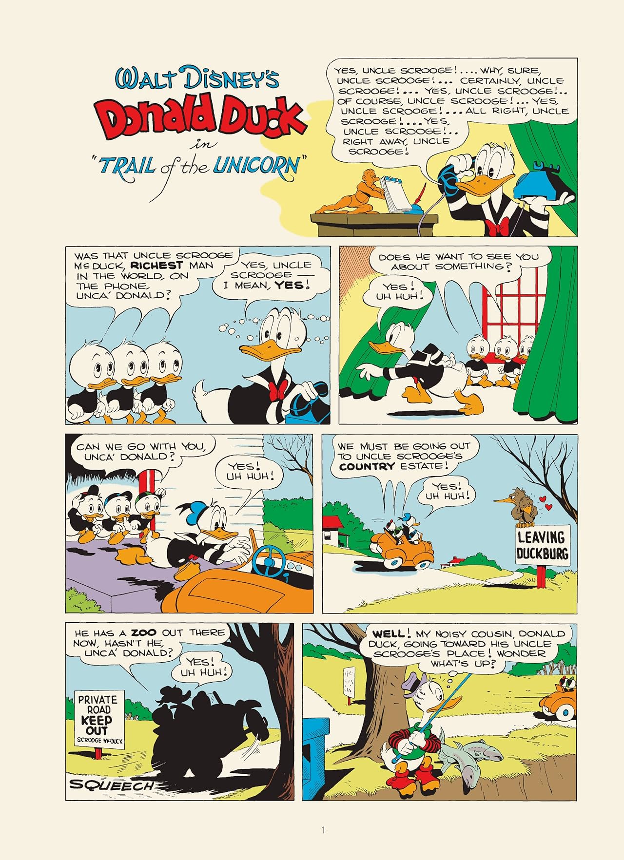 Walt Disney's Donald Duck Vol. 8: Trail of the Unicorn
