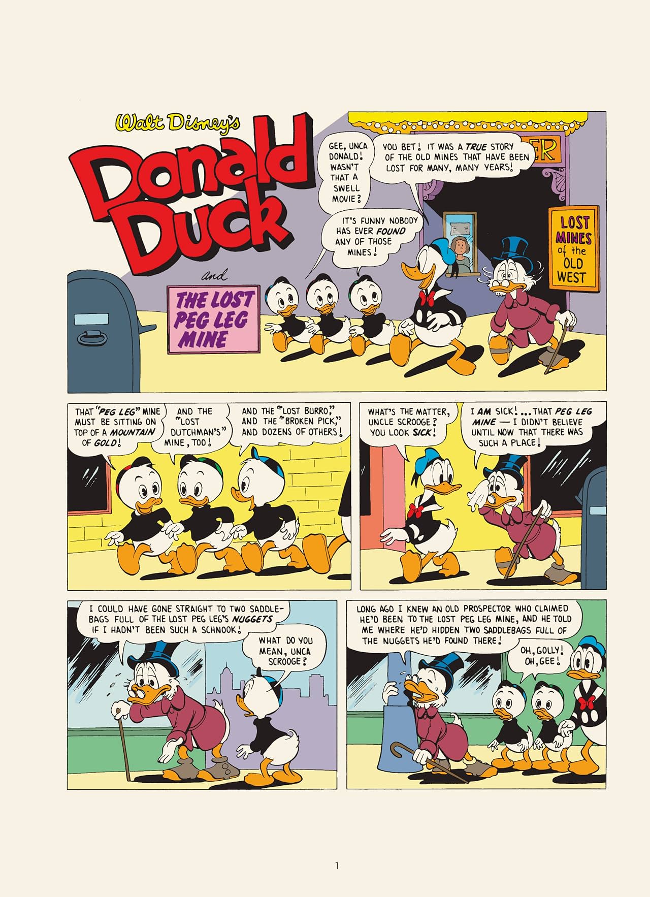 Walt Disney's Donald Duck Vol. 18: The Lost Peg Leg Mine
