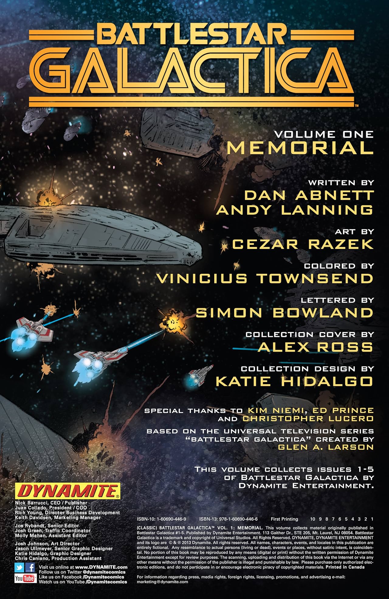 Classic Battlestar Galactica Vol. 1: Memorial