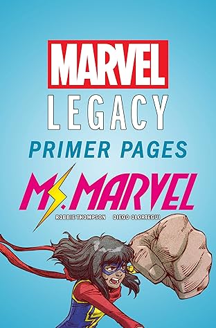 Ms. Marvel - Marvel Legacy Primer Pages