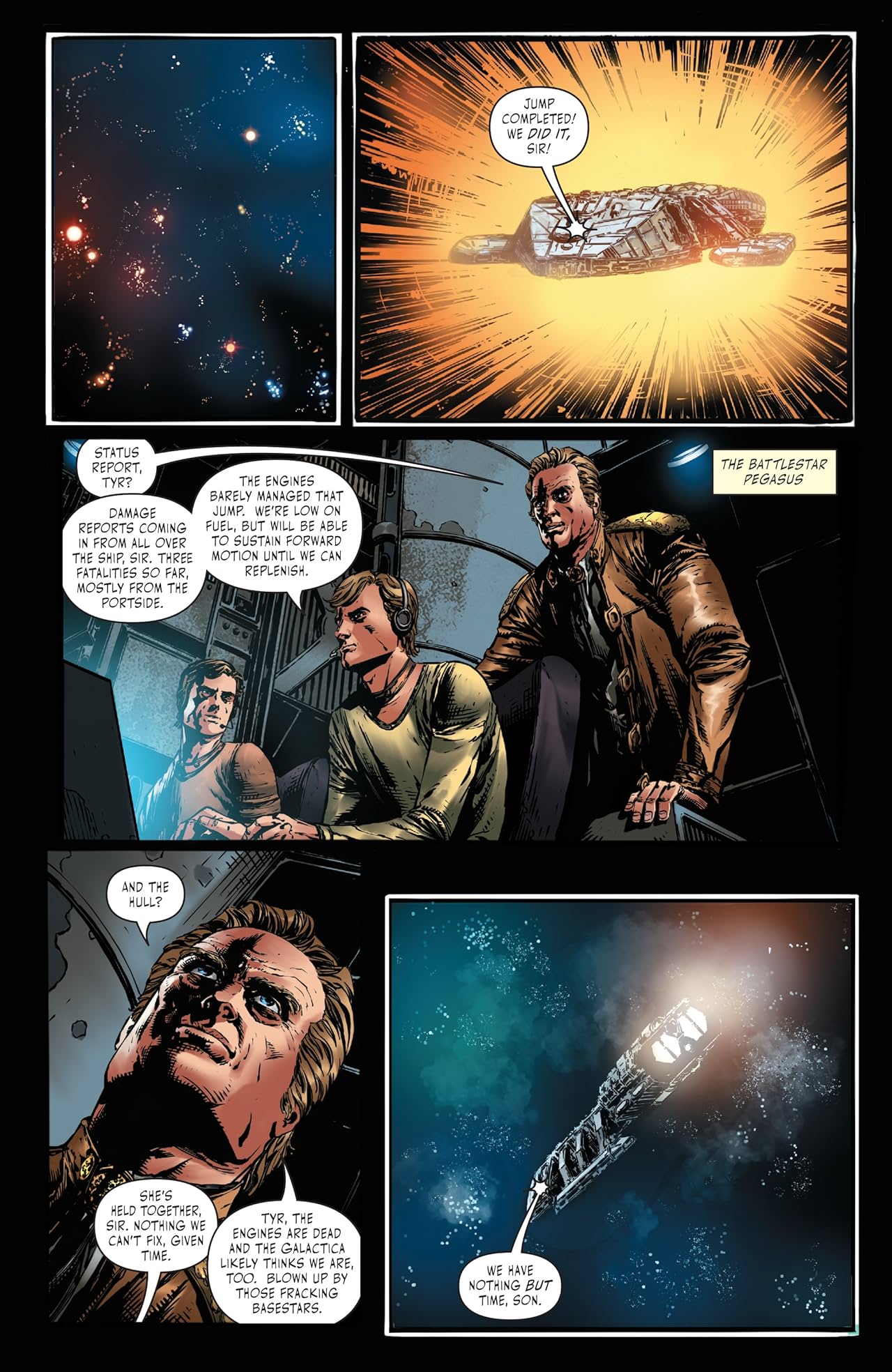 Battlestar Galactica Vs. Battlestar Galactica #1