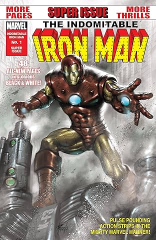 The Indomitable Iron Man Black and White (2010) #1