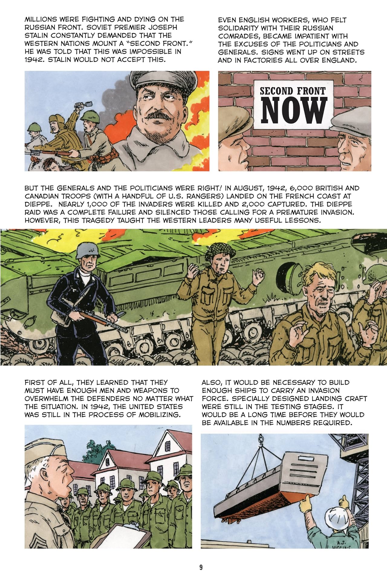 Normandy: A Graphic History of D-Day, the Allied Invasion of Hitler's Fortress Europe