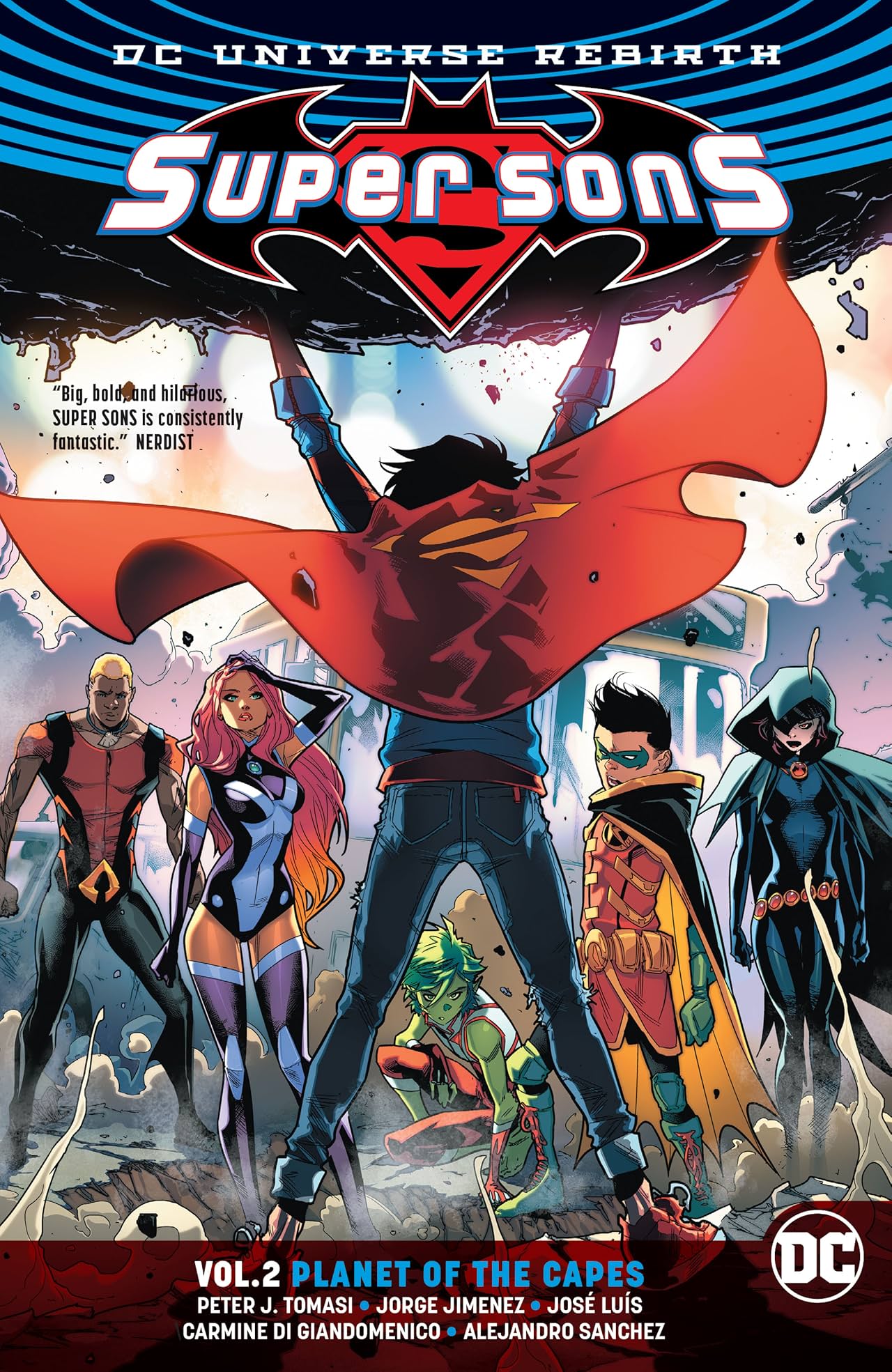 Super Sons (2017-2018) Vol. 2: Planet of the Capes