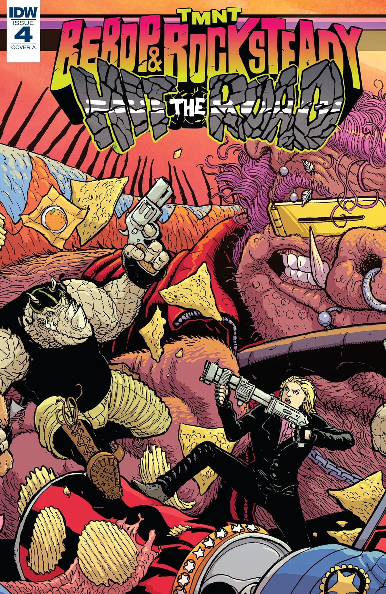 Teenage Mutant Ninja Turtles: Bebop & Rocksteady Hit the Road! No.4 (sur 5) Teenage Mutant Ninja Turtles: Bebop & Rocksteady Hit the Road! No.4 (sur 5)