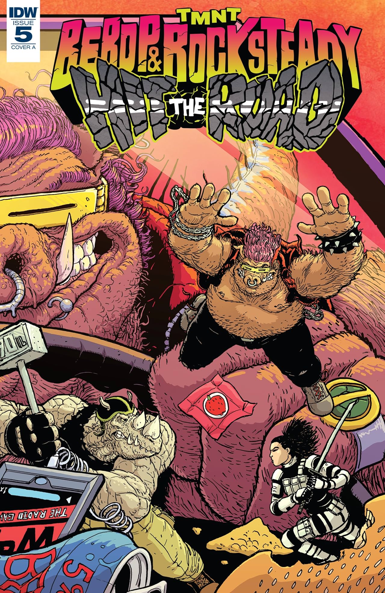Teenage Mutant Ninja Turtles: Bebop & Rocksteady Hit the Road! No.5 (sur 5) Teenage Mutant Ninja Turtles: Bebop & Rocksteady Hit the Road! No.5 (sur 5)