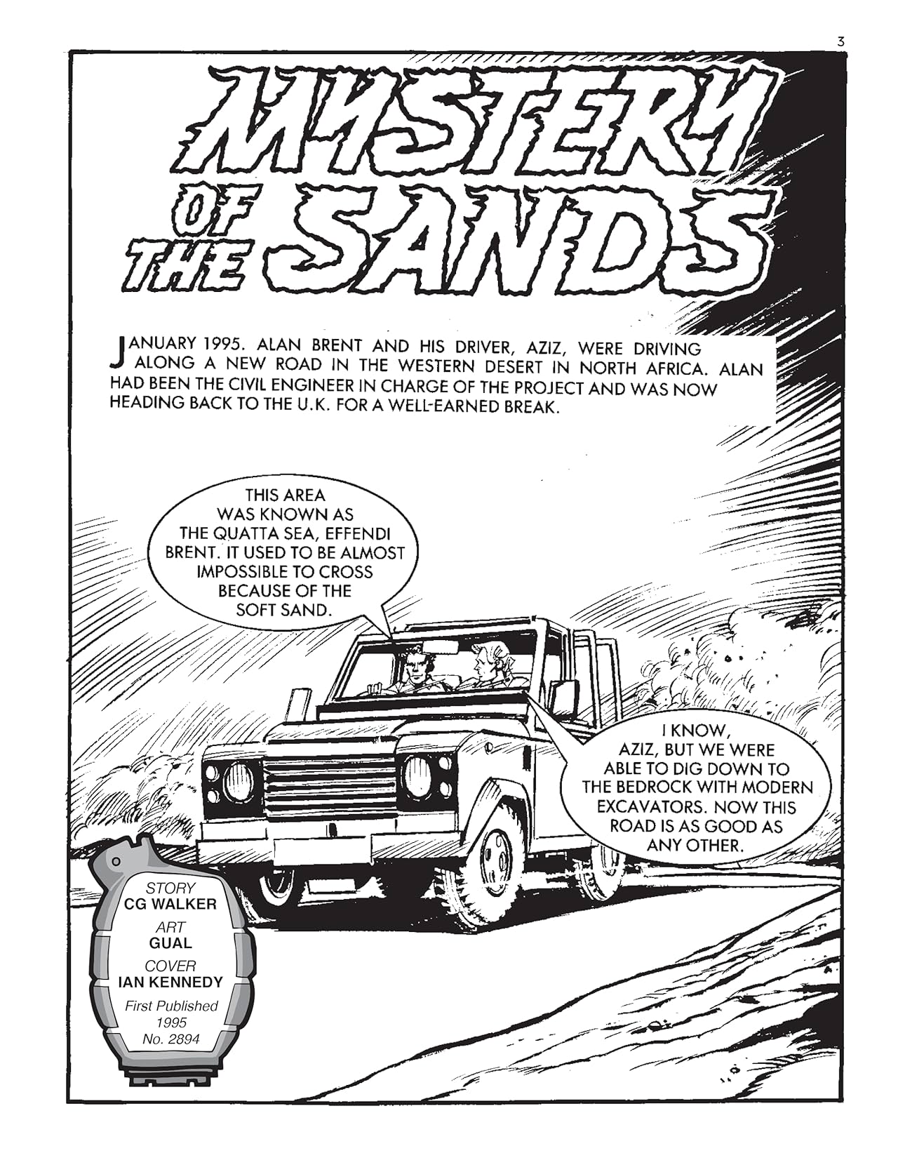 Commando #5186: Mystery Of The Sands