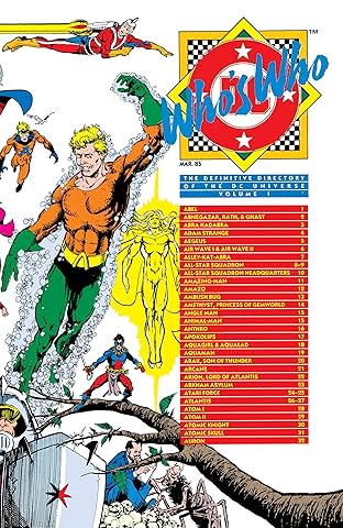 Who's Who: The Definitive Directory of the DC Universe (1985-1987) #1