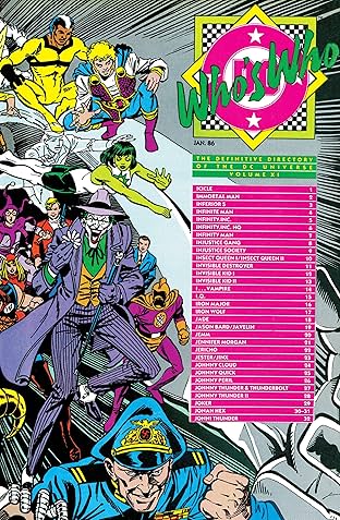 Who's Who: The Definitive Directory of the DC Universe (1985-1987) #11
