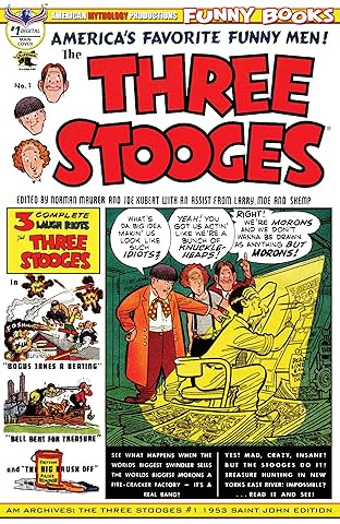 AM Archives The Three Stooges #1 1953 Saint John Edition #1