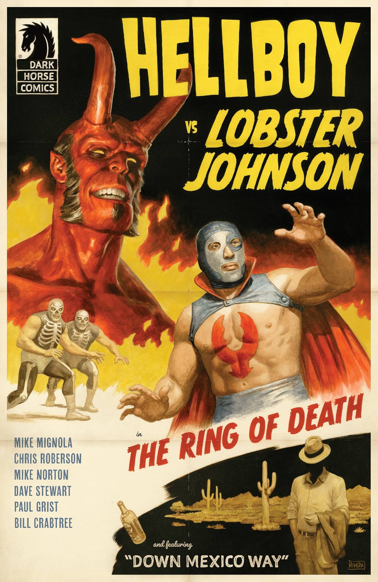 Hellboy vs. Lobster Johnson in: The Ring of Death