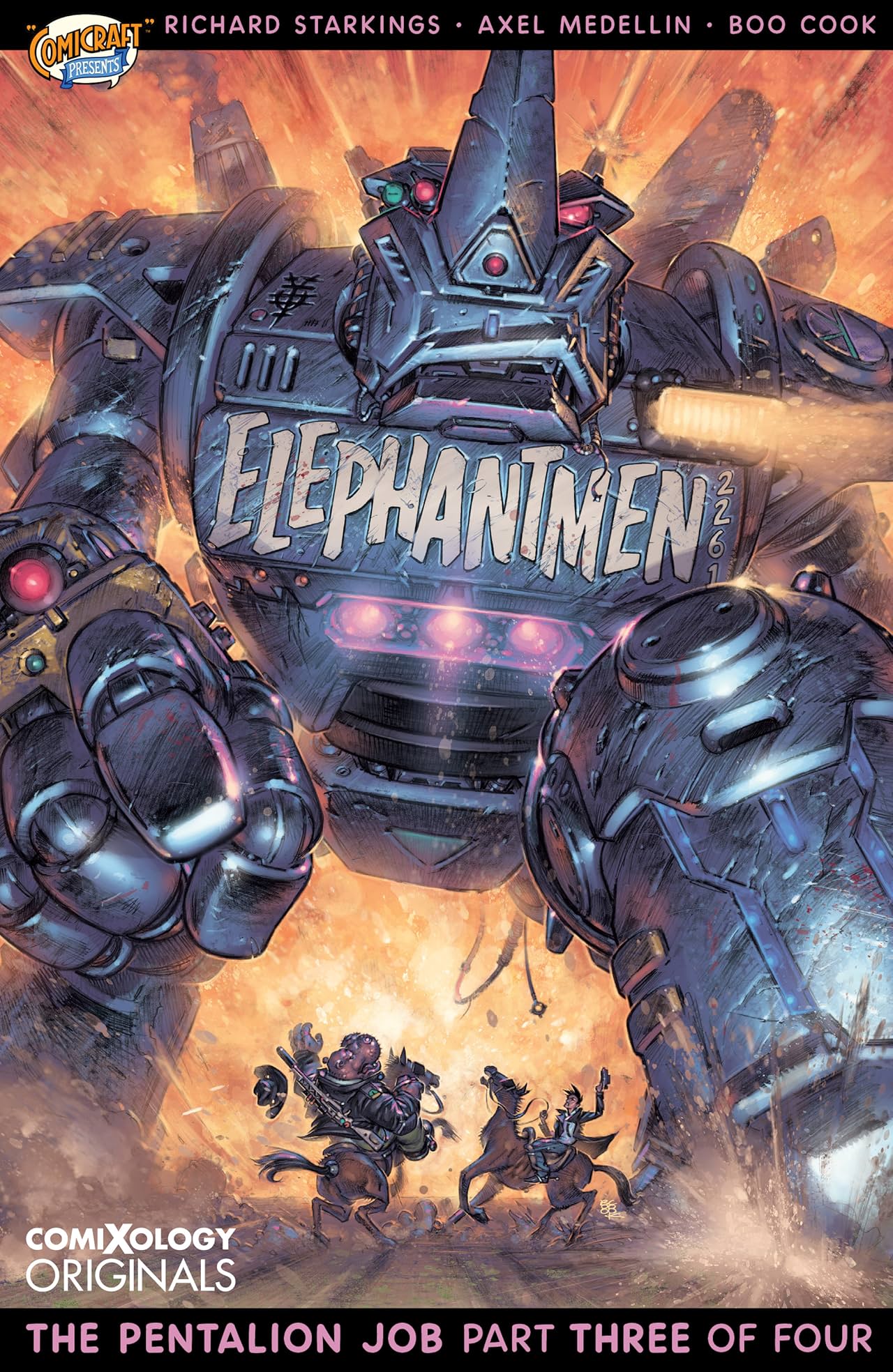 Elephantmen 2261 Season Two (comiXology Originals) #3 (of 4): The Pentalion Job