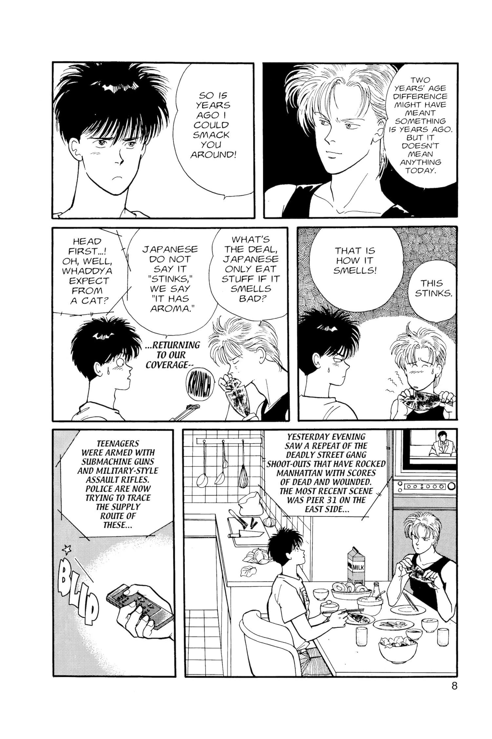 Banana Fish Vol 8 Comics By Comixology Web Uk