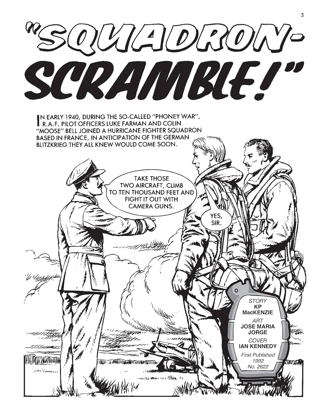 Commando #5230: "Squadron - Scramble!"