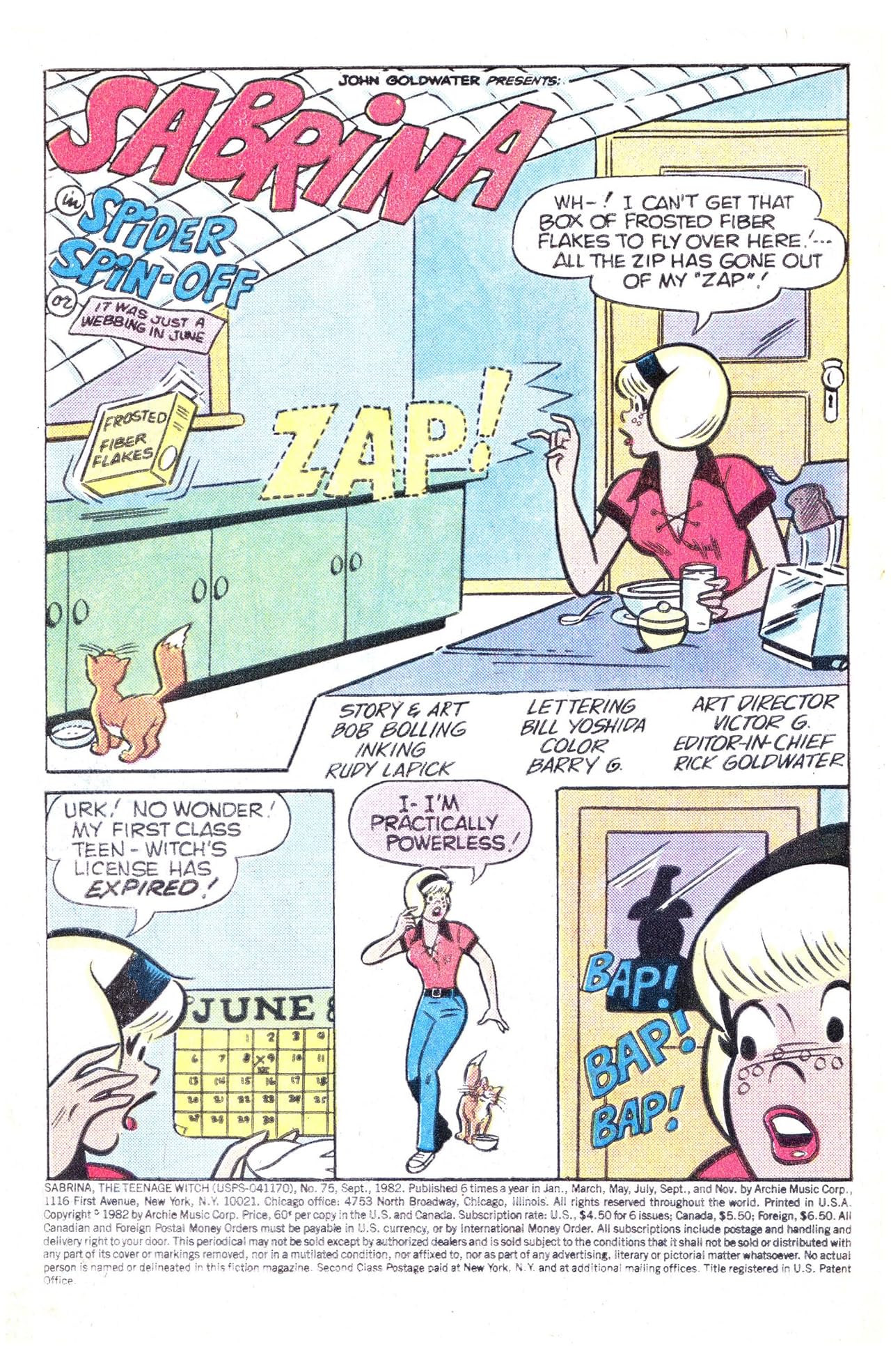 Sabrina the Teenage Witch (1971-1983) #75