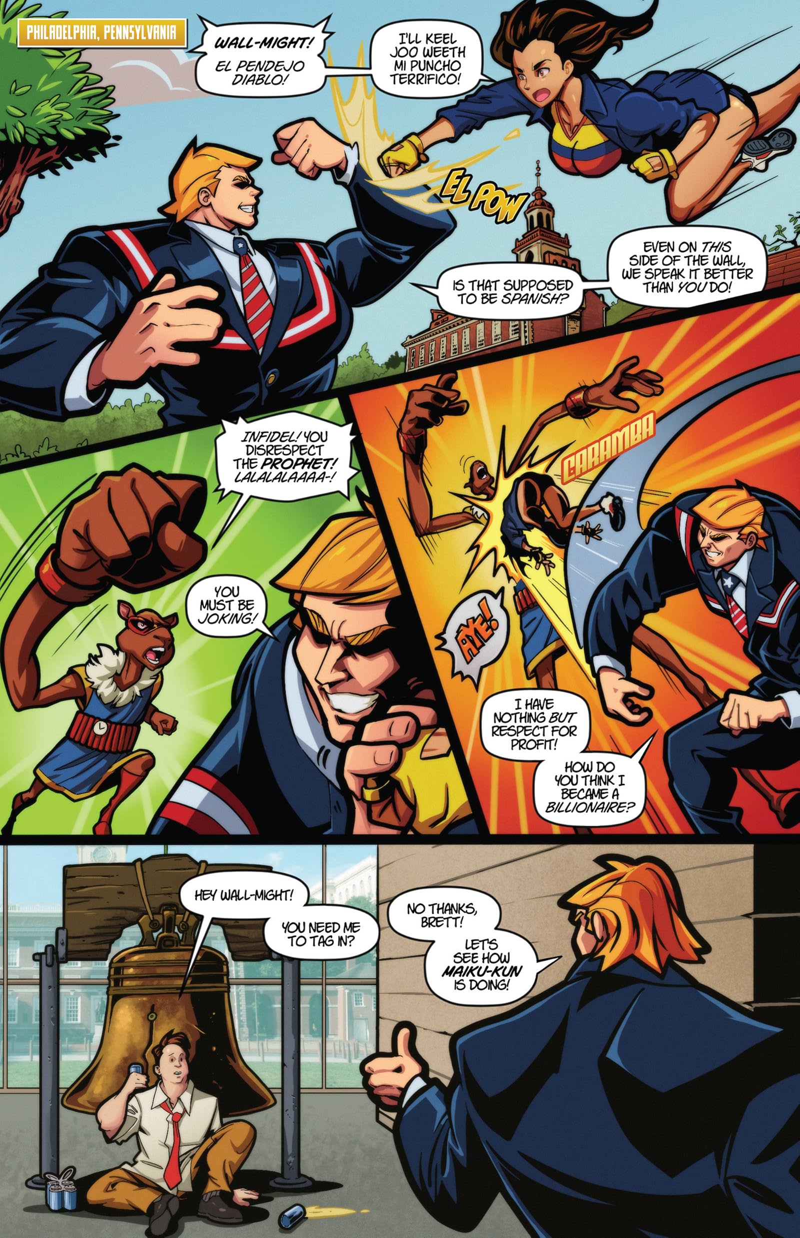 Wall Might First Term Part Ii Comics De Comixology Web