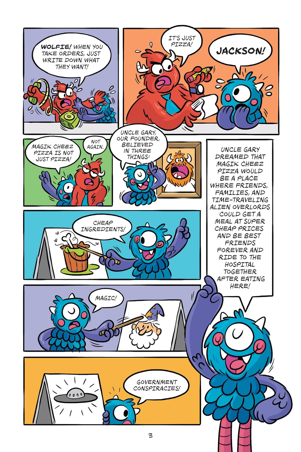 Wolfie Monster and the Big Bad Pizza Battle