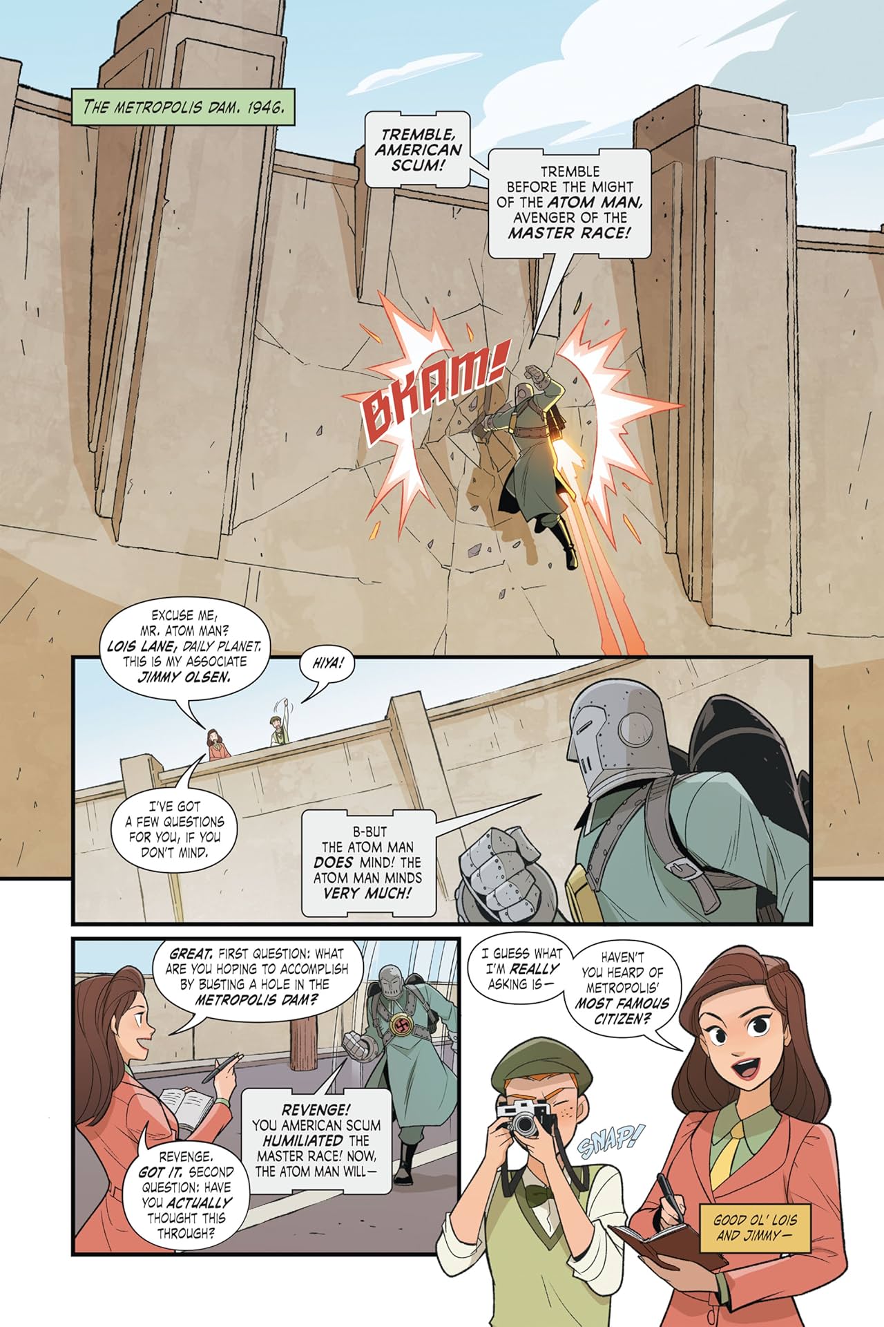 DC Graphic Novels for Young Adults Sneak Previews: Superman Smashes the Klan (2020-) #1