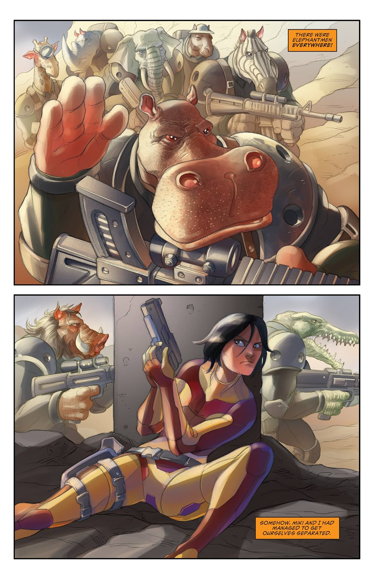 Elephantmen 2261 Season Three (comiXology Originals) #3 (of 5): Theo Laroux Meets The Elephantmen!