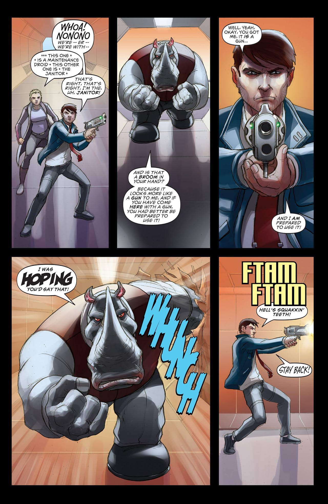 Elephantmen 2261 Season Three (comiXology Originals) #4 (of 5): Theo Laroux Meets The Elephantmen!