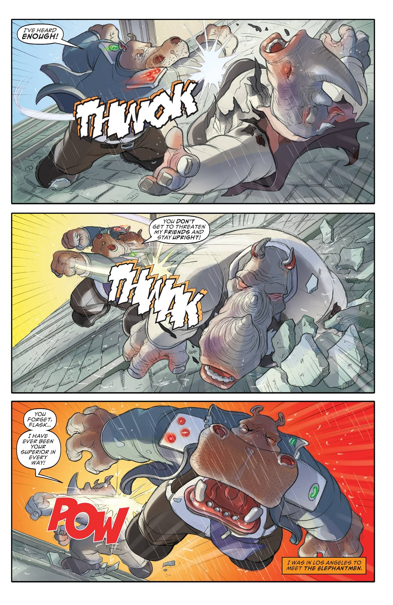 Elephantmen 2261 Season Three (comiXology Originals) #5 (of 5): Theo Laroux Meets The Elephantmen!