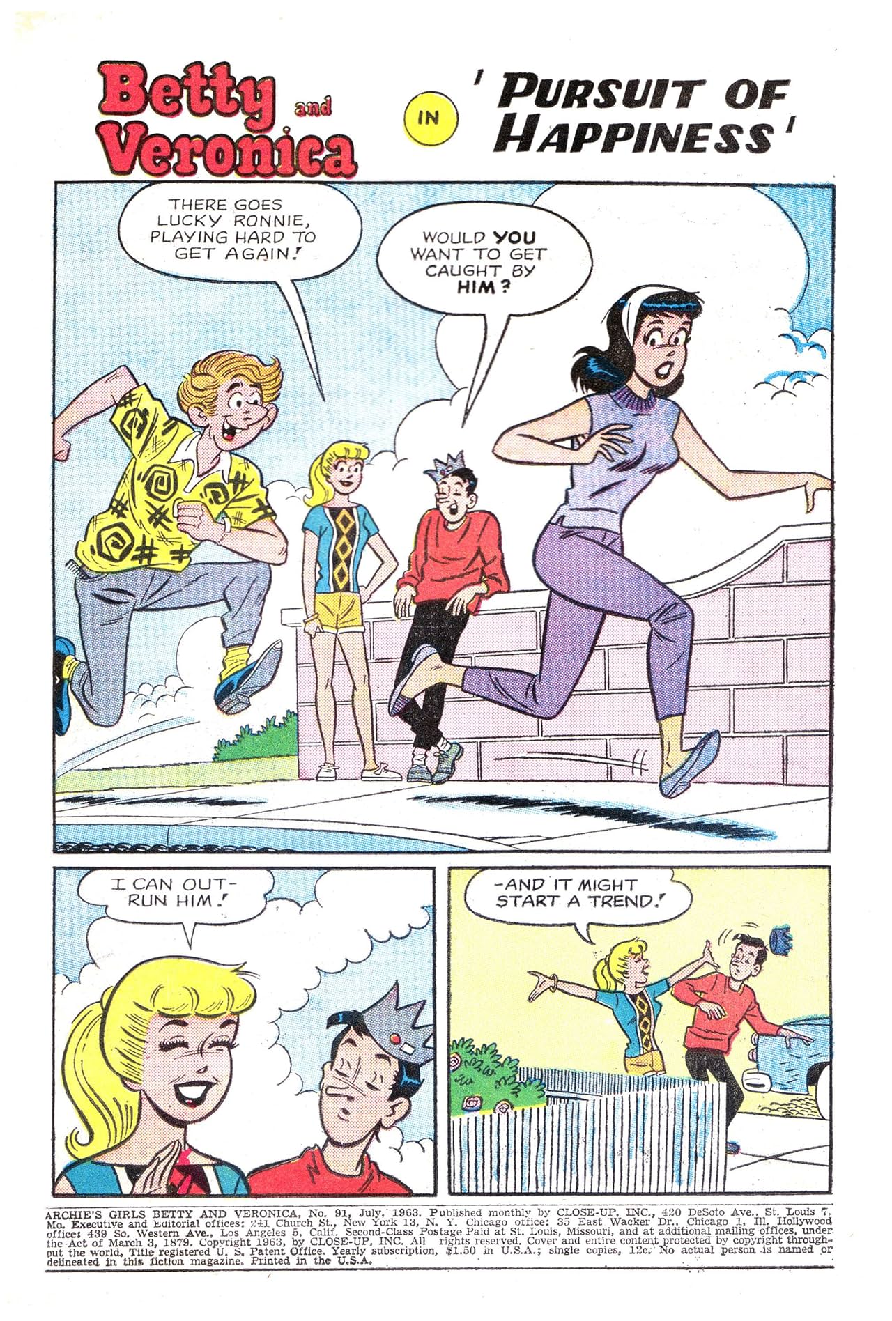 Archie's Girls Betty & Veronica #91