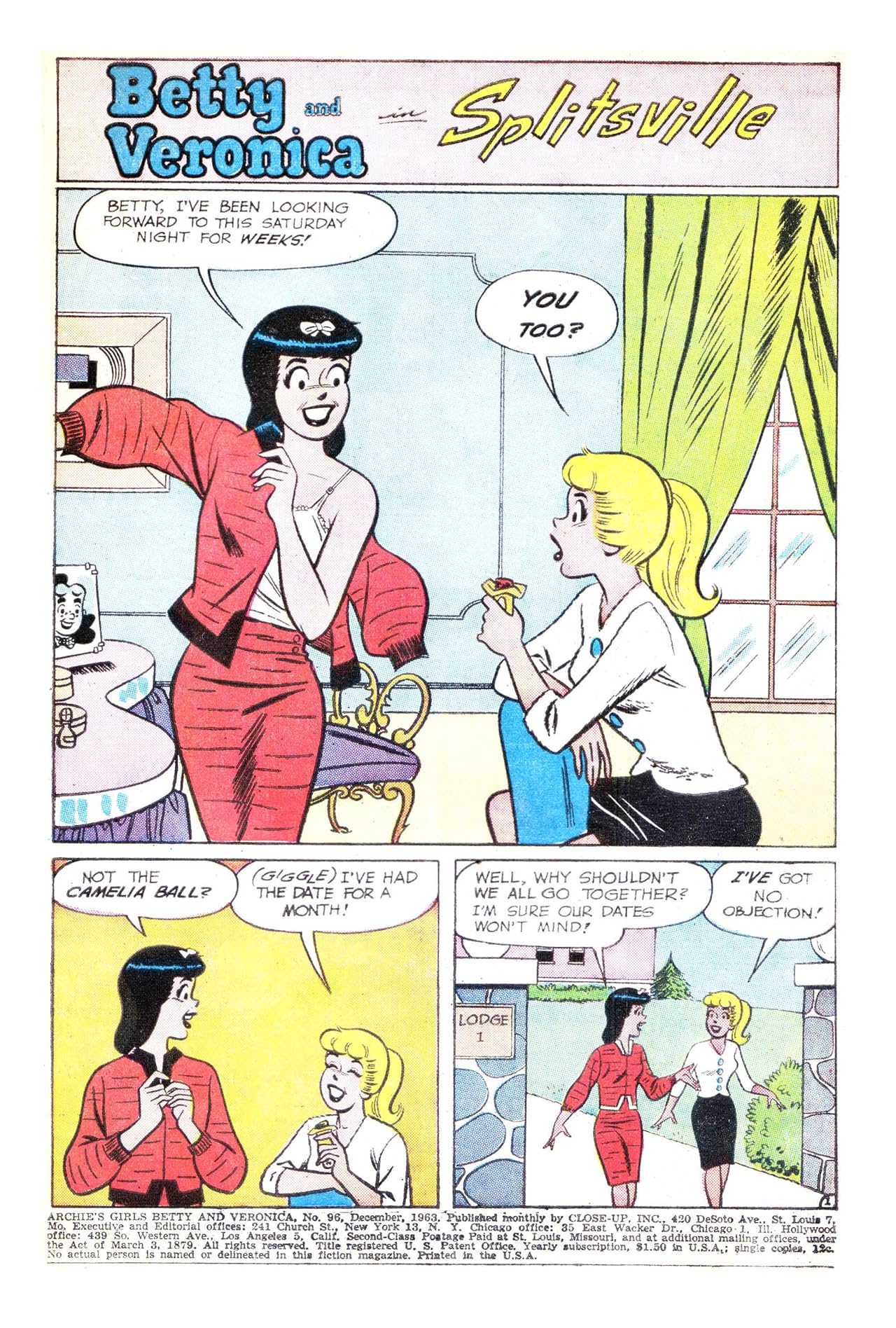 Archie's Girls Betty & Veronica #96