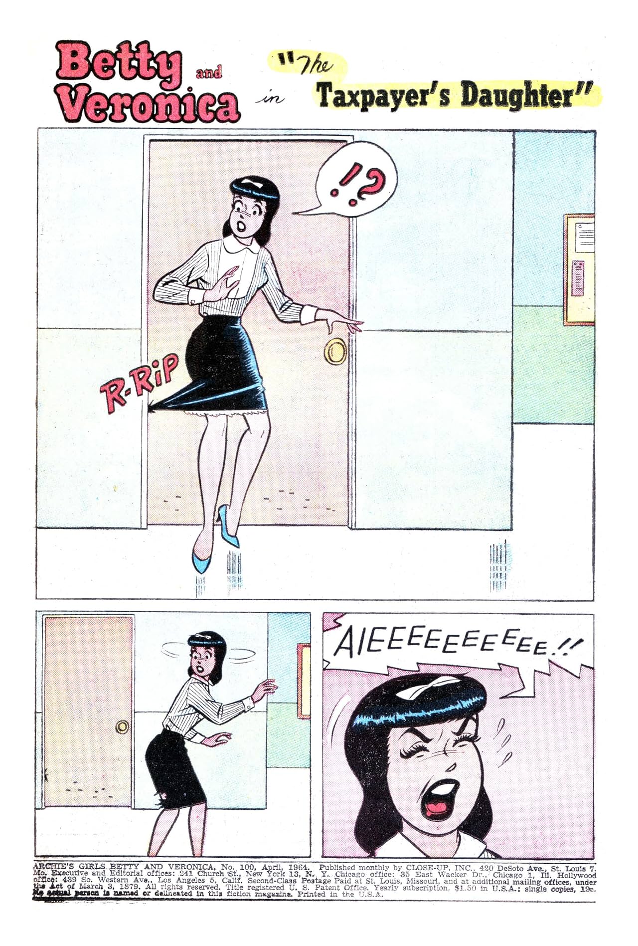 Archie's Girls Betty & Veronica #100
