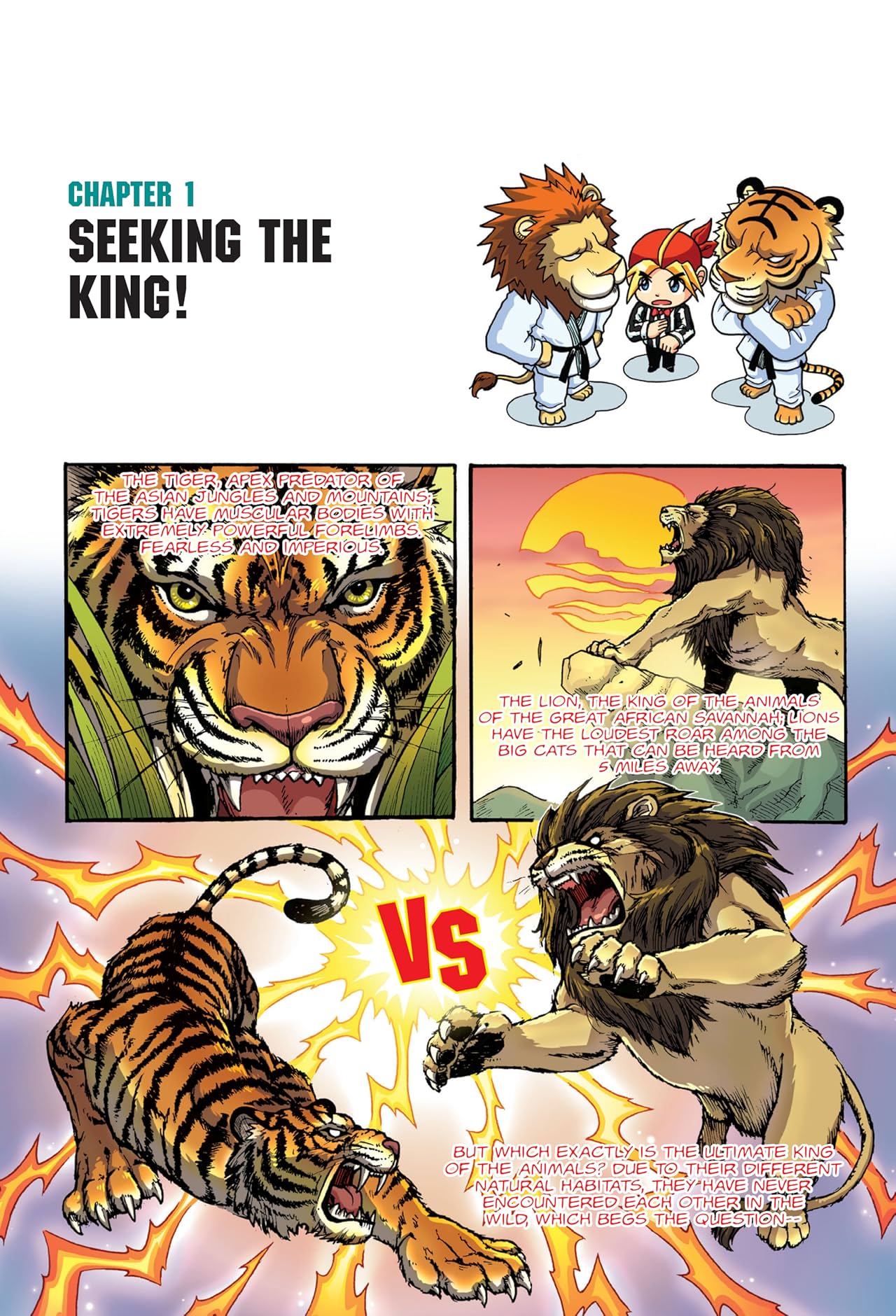X-Venture Xplorers: The Kingdom of Animals Vol. 1: Lion vs Tiger