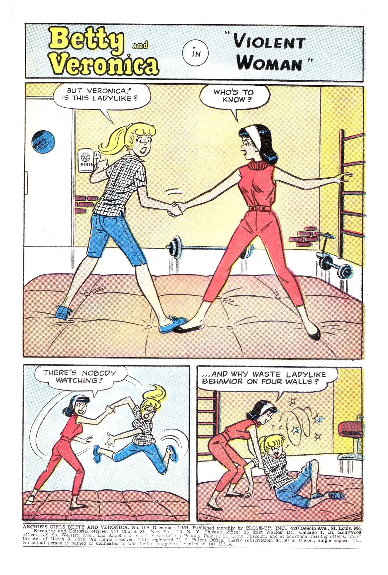 Archie's Girls Betty & Veronica #108