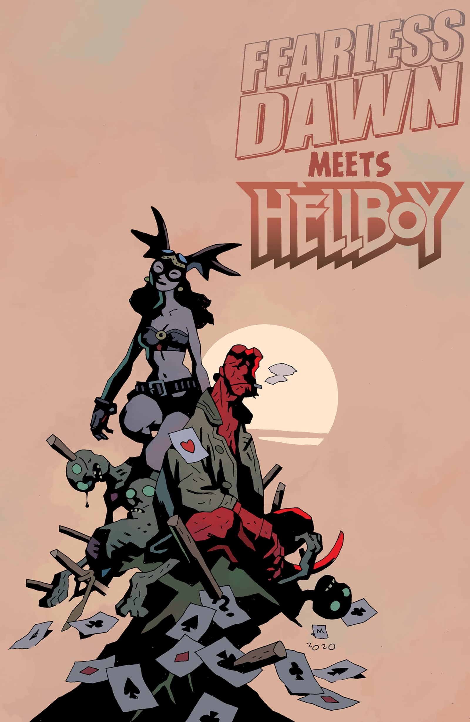 Fearless Dawn Meets Hellboy One Shot Comics By Comixology